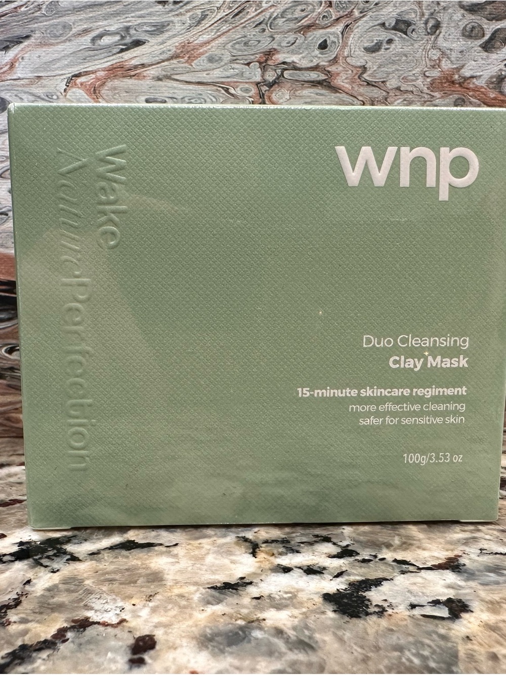 New WNP Duo Cleansing facial Clay Face Mask, SEALED